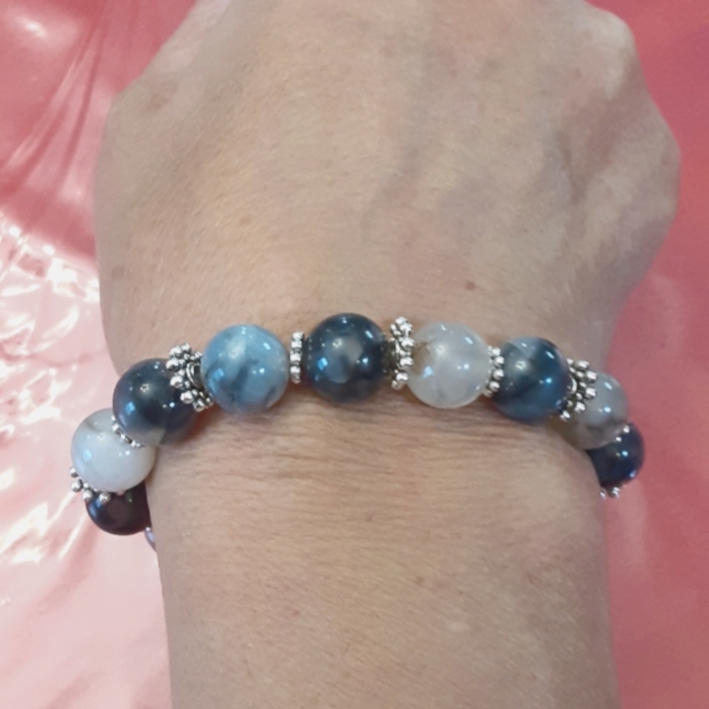 Bracelet semi precious beads